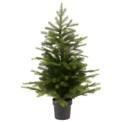Everlands Mini Potted Tree - Grandis, 17.7" Tabletop< Discount