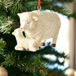 Ewe and Lamb Ornament< Hot