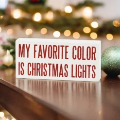 Favorite Color Block Sign< Sale