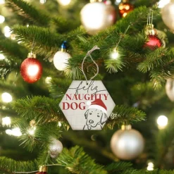 Feliz Naughty Dog Ornament< Sale