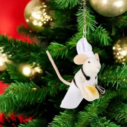 Felt Baker Mouse Holding Mixing Bowl Ornament< Best