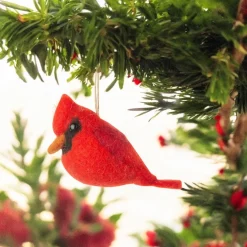 Felt Cardinal Ornament< Outlet
