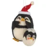Felt Chubby Penguin with Baby Ornament< Discount