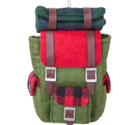 Felt Green Backpack Ornament< New