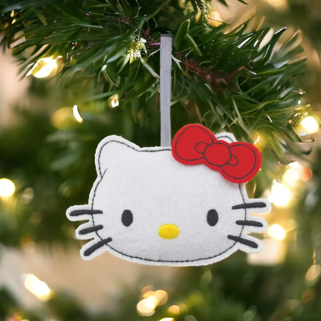 Felt Hello Kitty Ornament< Sale
