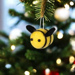 Felt Mini Bumblebee Ornament< Outlet