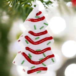 Festive Christmas Tree Cake Ornament<Cody Foster & Co. Sale