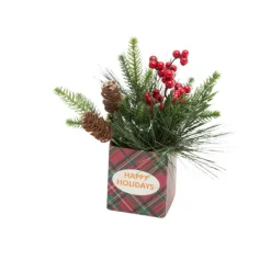 Festive Pine Holiday Arrangement Box< Online
