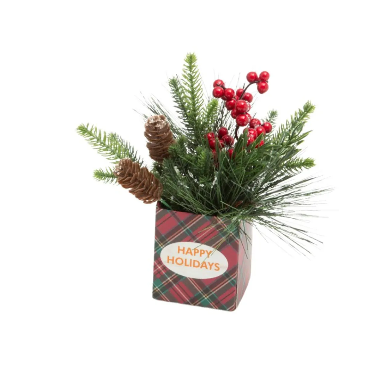 Festive Pine Holiday Arrangement Box< Online