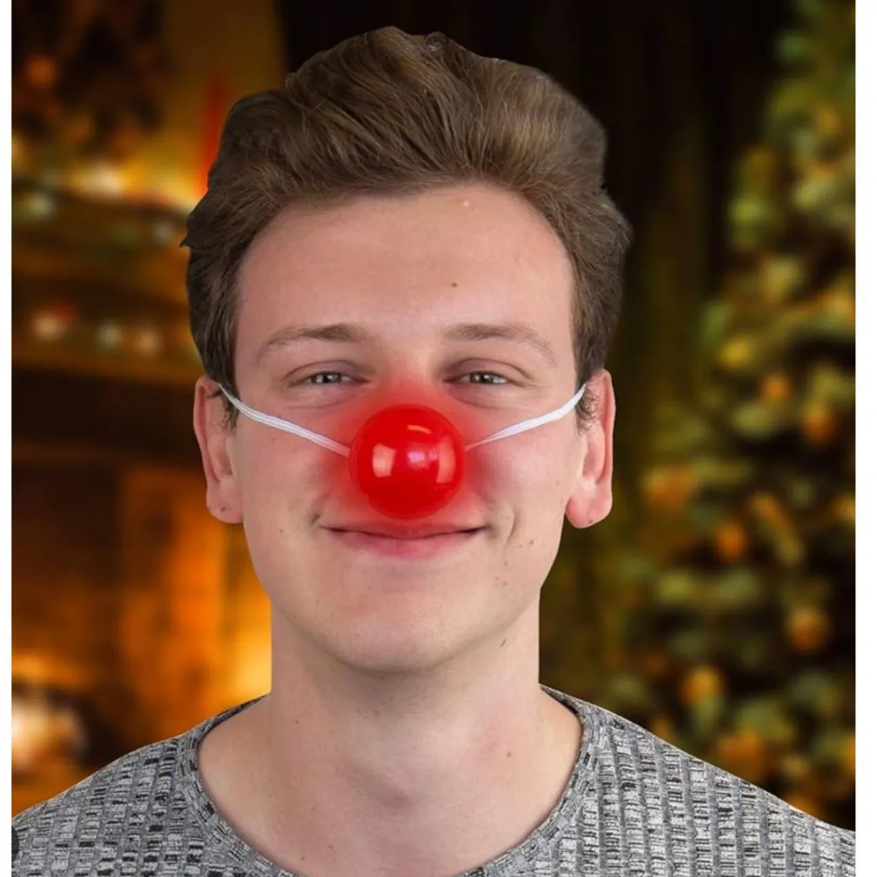 Festive Reindeer Nose< Discount