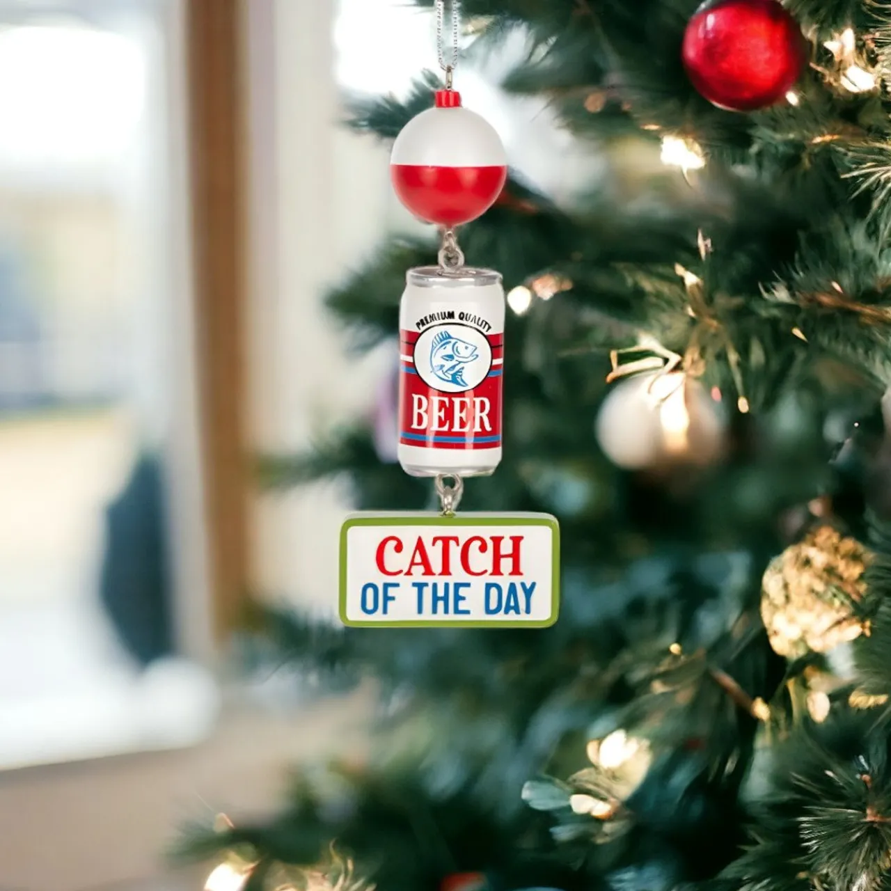 Fishing Bobber Beer Can Ornament< Outlet