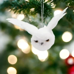 Flying White Owl Ornament<Kurt Adler Outlet