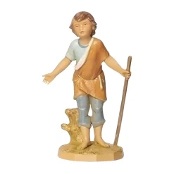 5 Inch Savio Boy Shepherd Nativity Figurine<Fontanini Fashion