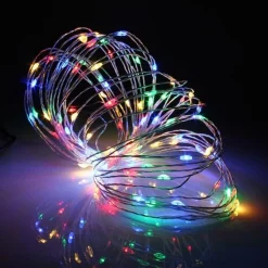 10 Foot Multicolored Micro LED String Light Set with 60 Lights - Indoor / Outdoo<Lumineo Online