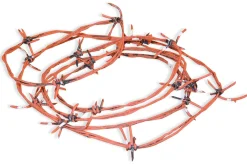 12 Foot of costume Barbed wire< New