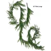 15 Foot Real Touch Norfolk Pine Garland< Hot