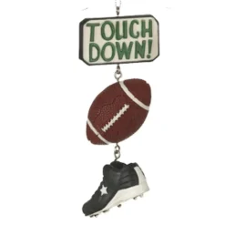 Football Score Dangle Ornament< Best