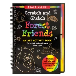 Forest Friends Scratch & Sketch Activity Book< New