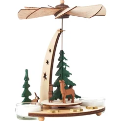 Forest Scene Christmas Pyramid< Outlet
