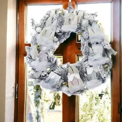 Frosted Village Wreath - Bright<Cody Foster & Co. Online