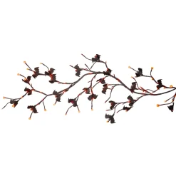 6ft Halloween Garland With 32 Bats< Hot