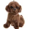 Furry Brown Labrador Retriever Dog Ornament<Kurt Adler New
