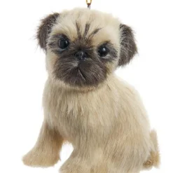 Furry Pug Dog Ornament<Kurt Adler Online