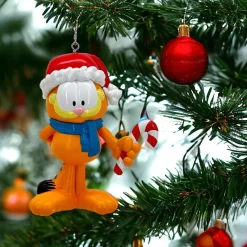 Garfield with Candy Cane Blow Mold Ornament<Kurt Adler Discount