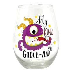 Ghoul Aid Monster 12oz Stemless Wine Glass< Best
