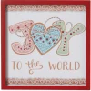 Gingerbread Joy To The World Wall Sign - The Christmas Loft< Hot