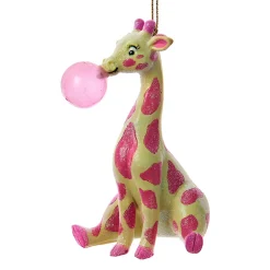 Giraffe Bubblegum Ornament<Kurt Adler Online