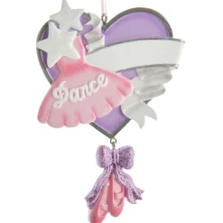 Girls Ballet Dancer Personalizing Ornament<Kurt Adler Sale