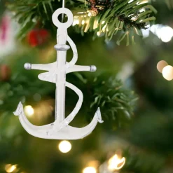 Glass Anchor Ornament< Hot