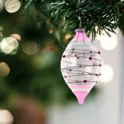 Glass Bubblegum Drop Ornament<Kurt Adler Fashion