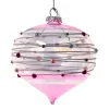 Glass Bubblegum Finial Ornament<Kurt Adler Best