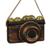 Glass Camera Ornament< Clearance