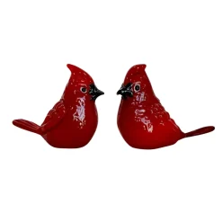 Glass Cardinal Salt and Pepper Shaker Set< Online