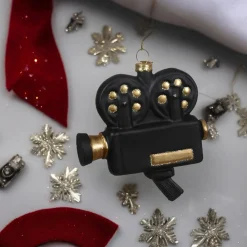 Glass Classic Film Camera Ornament< Outlet