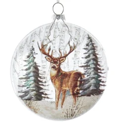 Glass Deer Ornament<Kurt Adler New