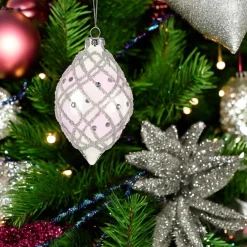 Glass Ice Jewel Finial Ornament< Sale