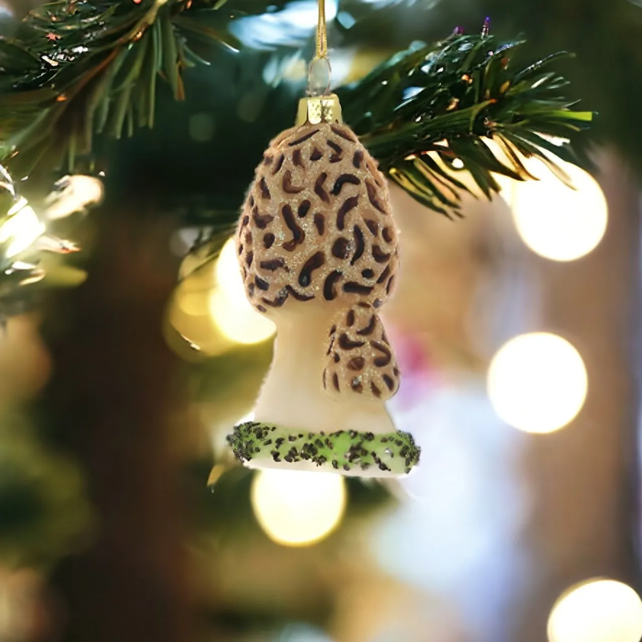 Glass Morel Mushroom Ornament<Cody Foster & Co. Discount