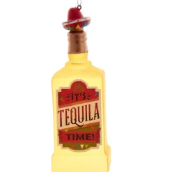 Glass Tequila Bottle Ornament<Kurt Adler Fashion