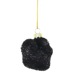 Glittery Black Truffle Christmas Ornament<Cody Foster & Co. Sale