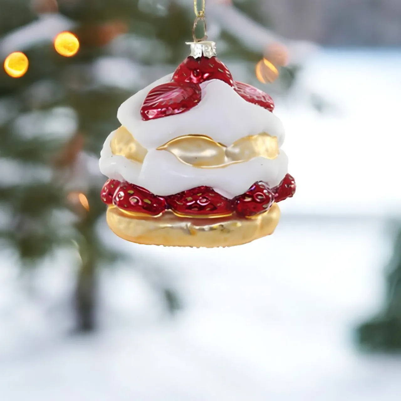 Glittery Shortcake Ornament<Cody Foster & Co. Outlet