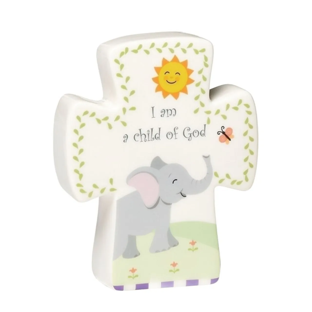 God Created Everything Musical Cross - Elephant< New