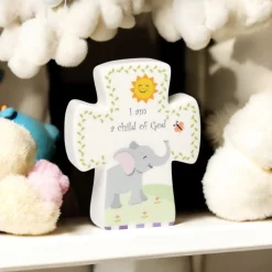 God Created Everything Musical Cross - Elephant< New