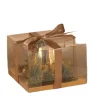 Gold Candleholder w/Pine< Best