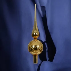 Gold Glass Finial Tree Topper< Fashion