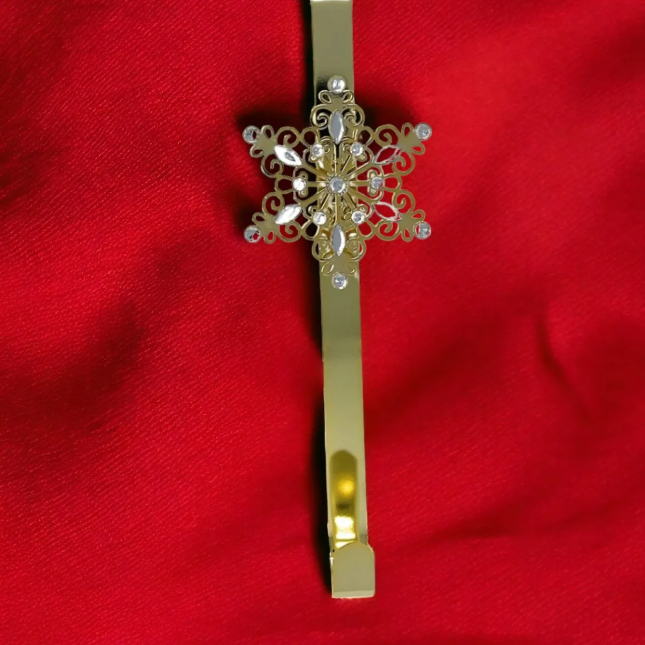Gold Snowflake Wreath Hanger< Hot