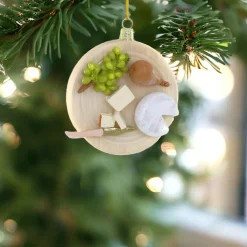 Gourmet Cheese Plate Christmas Ornament<Cody Foster & Co. Best